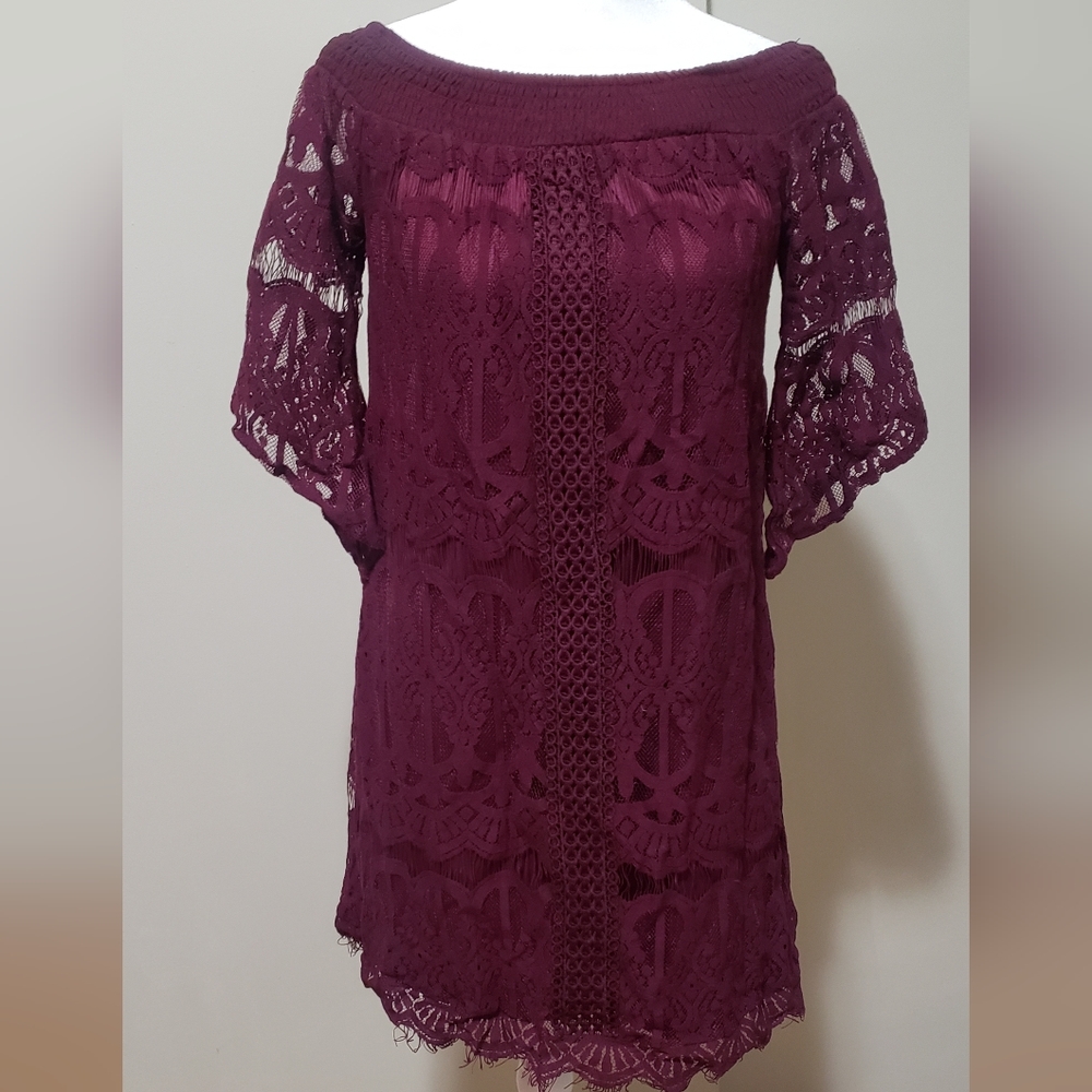 Trixxi brand Burgandy dress